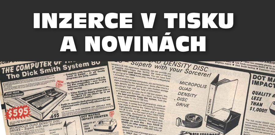 Inzerce v tisku (plošná reklama)